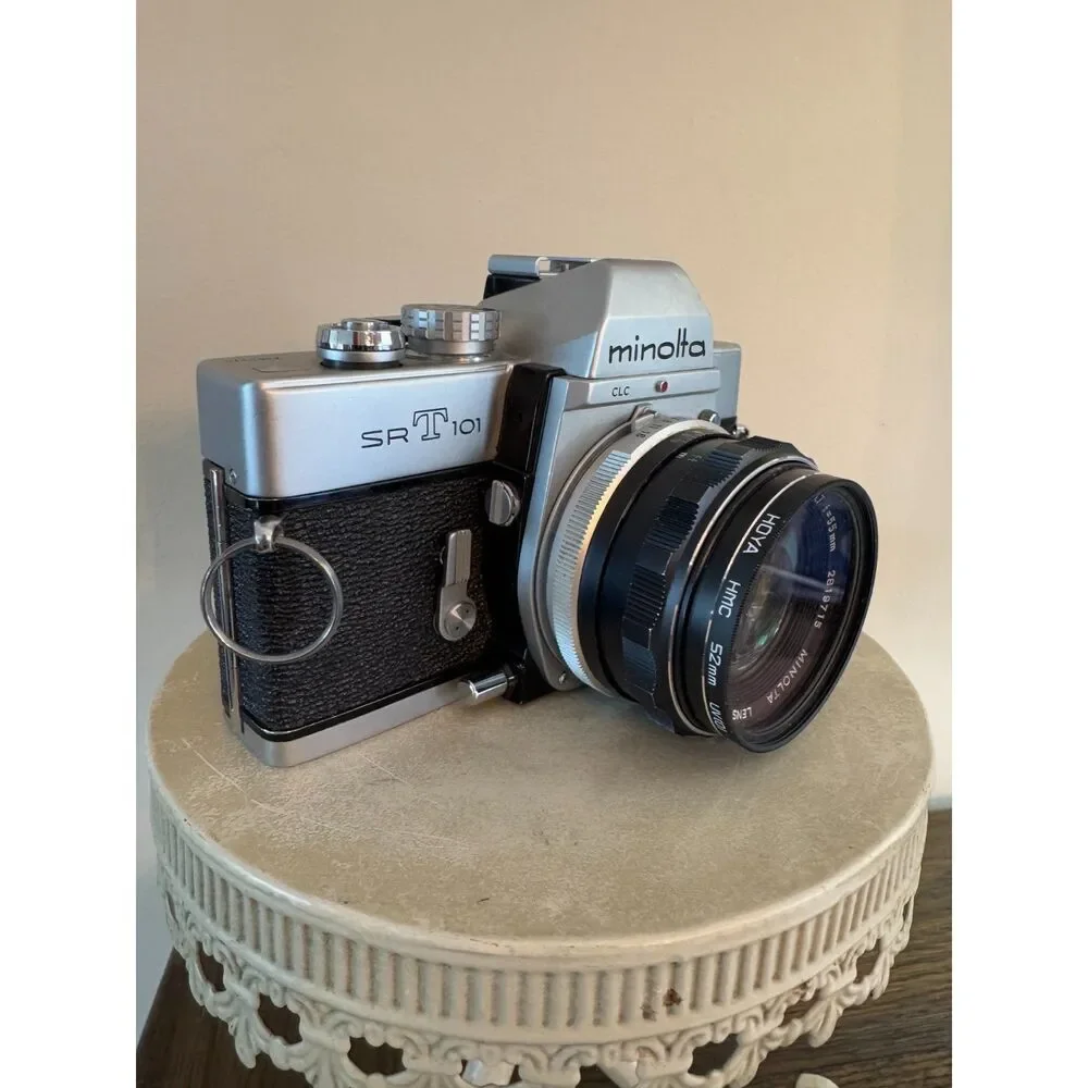 Vintage Minolta SrT 101 with Rokkor PF x 55 mm F1.7 lense great condition - Picture 3 of 7